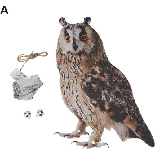 Unique Owl Decoy Bird Control Solution for Home  Garden Weather Resistant Acrylic Material 1