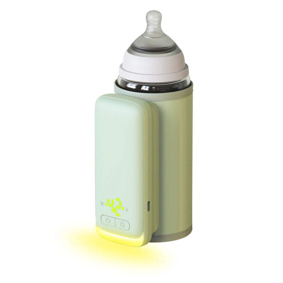 Bottle Warmer, Fast Heating Precise Temperature Control Baby Milk Warmer, USB Rechargeable