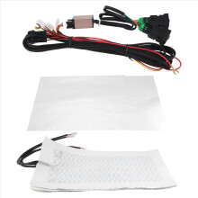 4PCS Car Seat Heater 12V Heated Heating Pads with 2 Dial 5 Level Switc