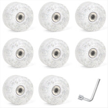 8er-Pack 85A Quad-Rollschuhrollen 62 x 33 mm mit Kugellagern für Doppelrollen