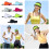 Breathable Ponytail Hat Women's Sunscreen Hat Adjustable-Yellow 3