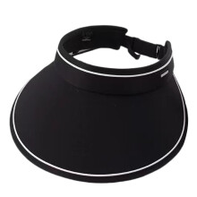 Comfortable Sun Hat with Open Top Floppy Hat for-Black
