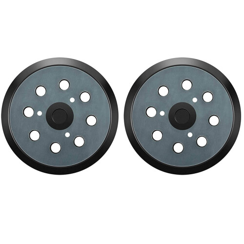 2Pcs Replacement Sander Base Pads Round Hook and Loop Backing Pad Orbi