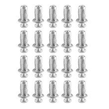20 Pcs M5x25 Jack Nuts Car Metal Screw Petal with for Hollow Wall Iron