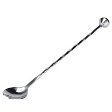 Cocktail spoon, bar spoon, stainless steel, long handle