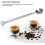 Cocktail spoon, bar spoon, stainless steel, long handle 3