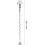 Cocktail spoon, bar spoon, stainless steel, long handle 2