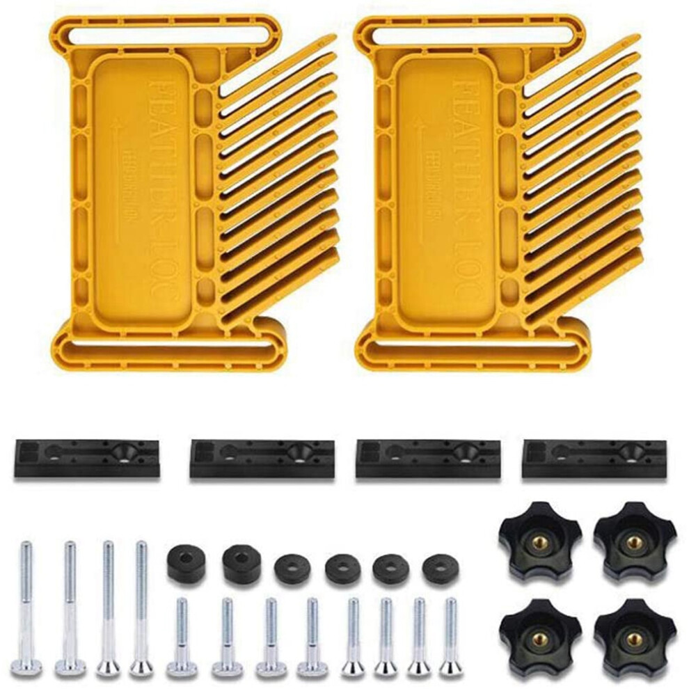 2Pcs Featherboard Woodworking Board Set Router Tables Saws Aid Tool Ki 4851441363669