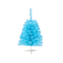Diy Holiday Decoration Tree, 60Cm Artificial Mini Christmas Tree For Children'S Room, Compact Pvc Stand Tree Combines Luster With Perfect Stability