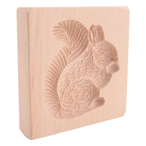 Keksform, Shortbread-Holzkeksausstecher, Lebkuchenform (Eichhörnchen) 2