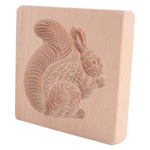 Keksform, Shortbread-Holzkeksausstecher, Lebkuchenform (Eichhörnchen) 1