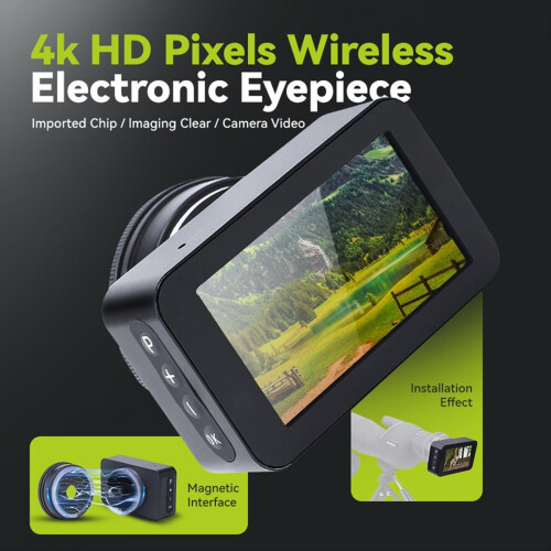 4KHD Digital Telescope Eyepiece Portable Low Light Night Vision Camera 2