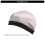Breathable Polyester Headwear Stretchy Band Lined Hat-Yellow 3