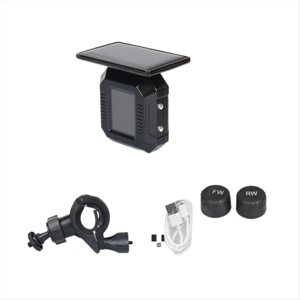Solar Tpms Tire Pressure Sensors Motor Tmps Monitoring System Tyre Ext 4851441369029