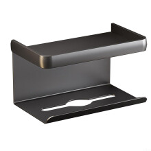 Wallmounted Multifunctional Iron Paper Towel Holder and Tissue Box for Home and Kitchen