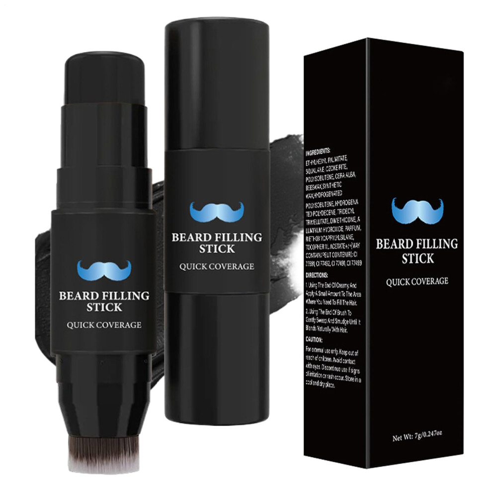 Beard Filler Pen for Men, Waterproof and Sweat Resistant, Natural Beard and Moustache Thickening