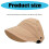 Breathable Ponytail Hat Women's Sunscreen Hat Adjustable-Khaki 5