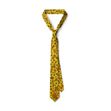 Fashionable Vintage Oil Painting Print Tie For Men and Women-7