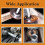 Angle Grinder Extension Connecting Rod-M10 Thread Adapter Rod,Rotary P 5