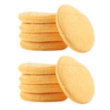 Microvezel wax applicator pads voor autoreiniging, herbruikbare en machinewasbare wax pads, polijst- en detailing foam pads, 5 inch vingerzak wax A