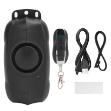 Draadloos fietsalarm met afstandsbediening: multifunctioneel, extra luid trilsensoralarm met instelbare gevoeligheid voor fietsen, motorfietsen,
