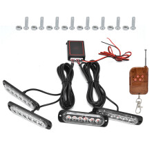 Faro di emergenza a LED, molteplici modalità di lampeggio con telecomando e facile installazione, luce stroboscopica impermeabile per auto e