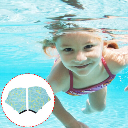 Swimming Training Equipment Swimming Webbed-Hidden blue M 2