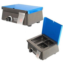 Wax Heater with Variable Temperature Control, NonStick Triple Reservoirs, Electric 110V Pot