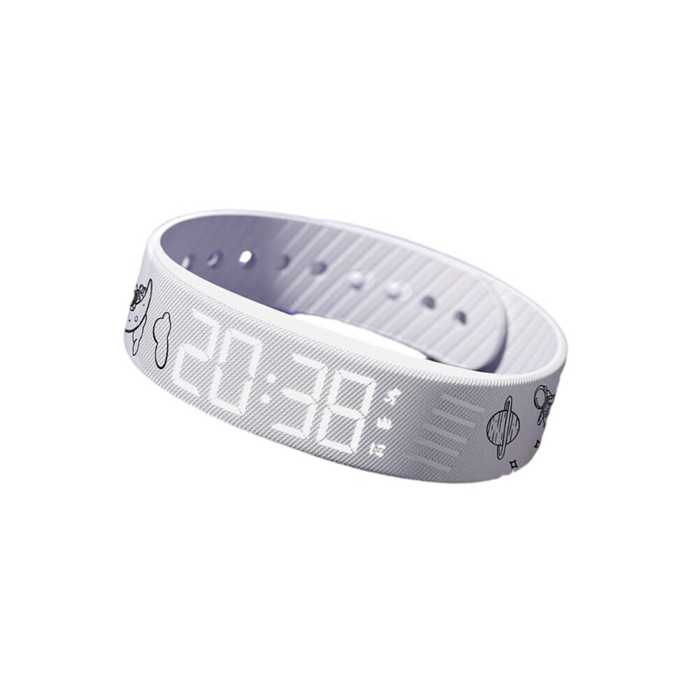 Wearable Vibrating Alarm Clock Wristband, Silent Rechargeable Waterproof Bracelet For Heavy Sleepers Men And Women (09) 9001264722074