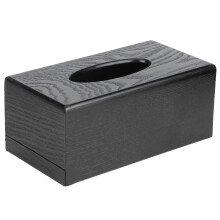 Esthetische houten tissueboxhoes, elegante tissuebox met houten omhulsel voor woonkamer, slaapkamer en keuken