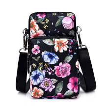 Kabelka na mobil pre ženy, nastaviteľný ramenný popruh, ľahká crossbody taška s viacerými možnosťami úložného priestoru, nylonové
