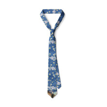 Artistic Vintage Pattern Silk Tie Formal 8cm Wide Comfortable-9