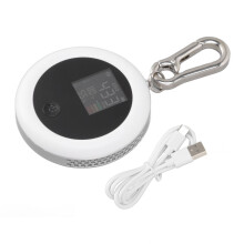 Compacte en draagbare 3-in-1 luchtkwaliteitsmeter, NDIR-sensortechnologie voor nauwkeurige CO2-meting, oplaadbare luchtkwaliteitsmeter met hoge