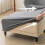 Ottoman cover, stretchable, footstool, foldable, storage, orange, size S 4