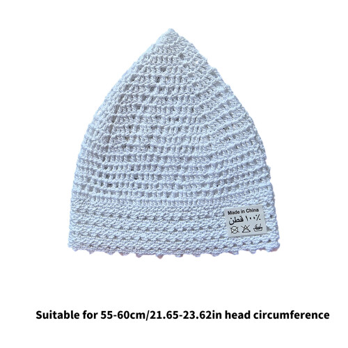 Chapeau tricoté arabe traditionnel élastique pliable, accessoire 2