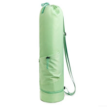 Yoga mat bag with adjustable strap and waterproof material for ultimate comfort (green)