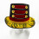 Chapeau de magicien classique de taille adulte,-Strass 5