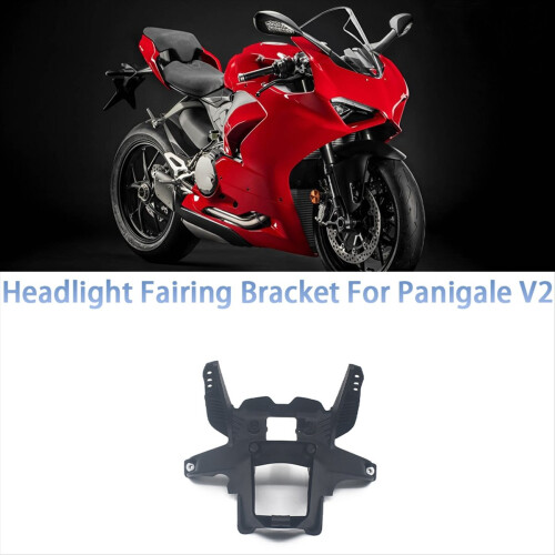 Black Front Upper Headlight Fairing Stay Bracket for Panigale V2 2