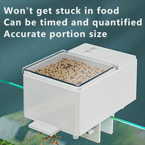 Smart Automatic Fish Feeder Adjustable Battery-Powered LCD Timer with 2