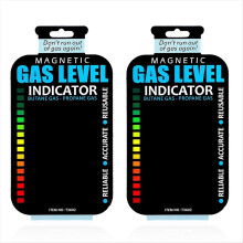 2-Pack Propane Tank Gauge Level Indicator, Reusable Stickers for BBQ,