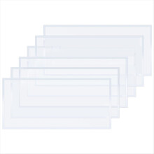 6Pack Sandblast Cabinet Lens Protective Film 22 X 10 Inch Adhesive Pol