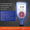 Mini Digital Automotive Coating Thickness Gauge Measures Fe/NFe Car Su 3