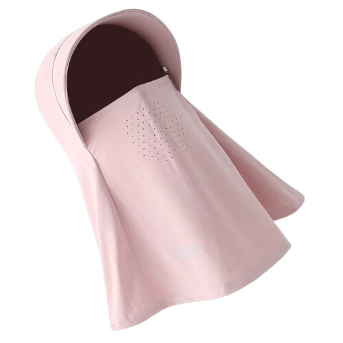 Stretchable Cooling Hat Balaclava Head Mask UPF50+ Sun-Pink