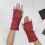 Sparkling Sequined Gloves for Theme Parties And Night-Gold 5