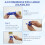 Multi-Angle Paint Brush Extender, Extension Pole Attachments with Two 4