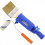 Multi-Angle Paint Brush Extender, Extension Pole Attachments with Two 2