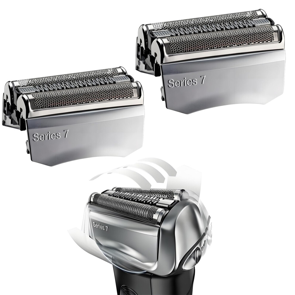Replacement Head for Braun Shaver 70S 70B 52S 52B 53B Series 7 Foil for Close Comfortable Shave 2 Pack