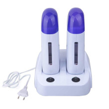Wax Warmer Roll On Wax Kit with Double Heater Cartridges for Bikini and Armpit Hair Removal