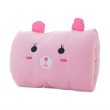 Kids Hand Warmer Plush Pillow Soft Rabbit Glove Cushion for Children's Room Decor, Pink 1pcs
