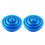 2PCS Drill Bit Storage Case Stand Round Shape Hard Plastic Container H 2